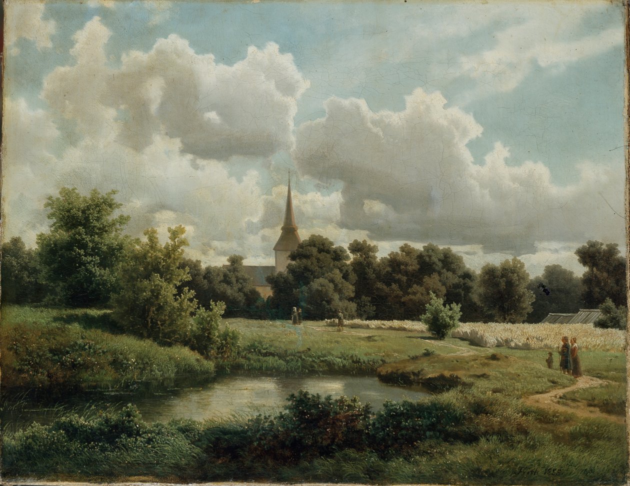 Eidsvoll kirke af Joachim Frich