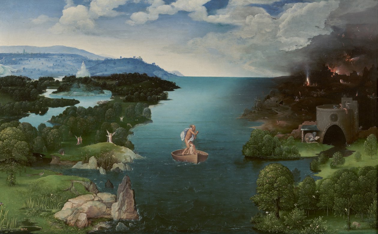 Charon krydser Styx af Joachim Patinir