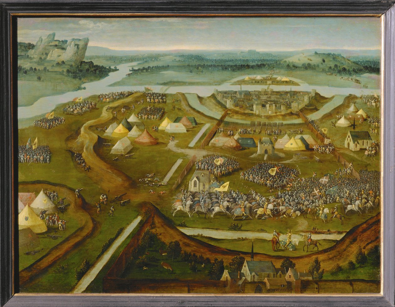 Slaget ved Pavia ... af Joachim Patinir