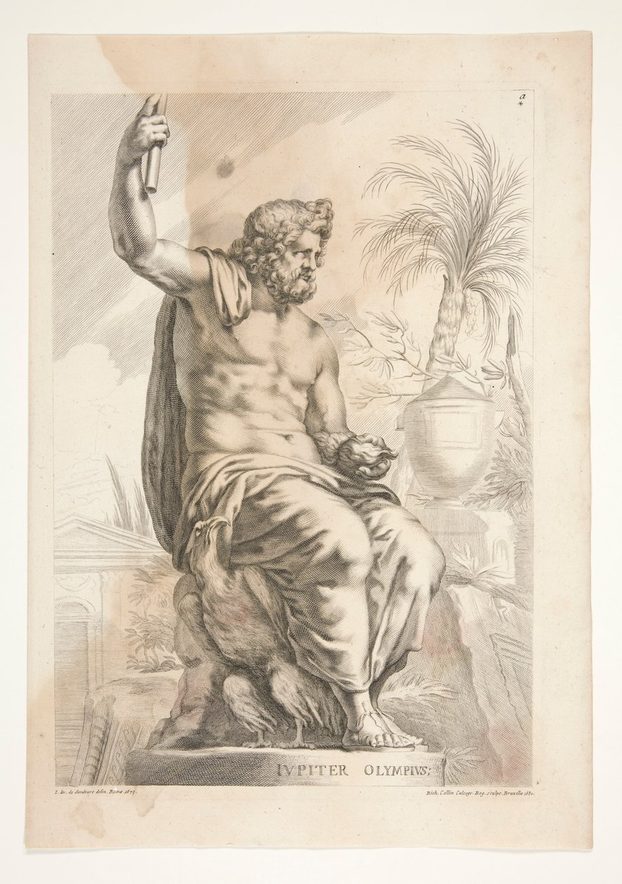 Jupiter Olympius, fra Sculpturae Vetis Admirata af Joachim von Sandrart