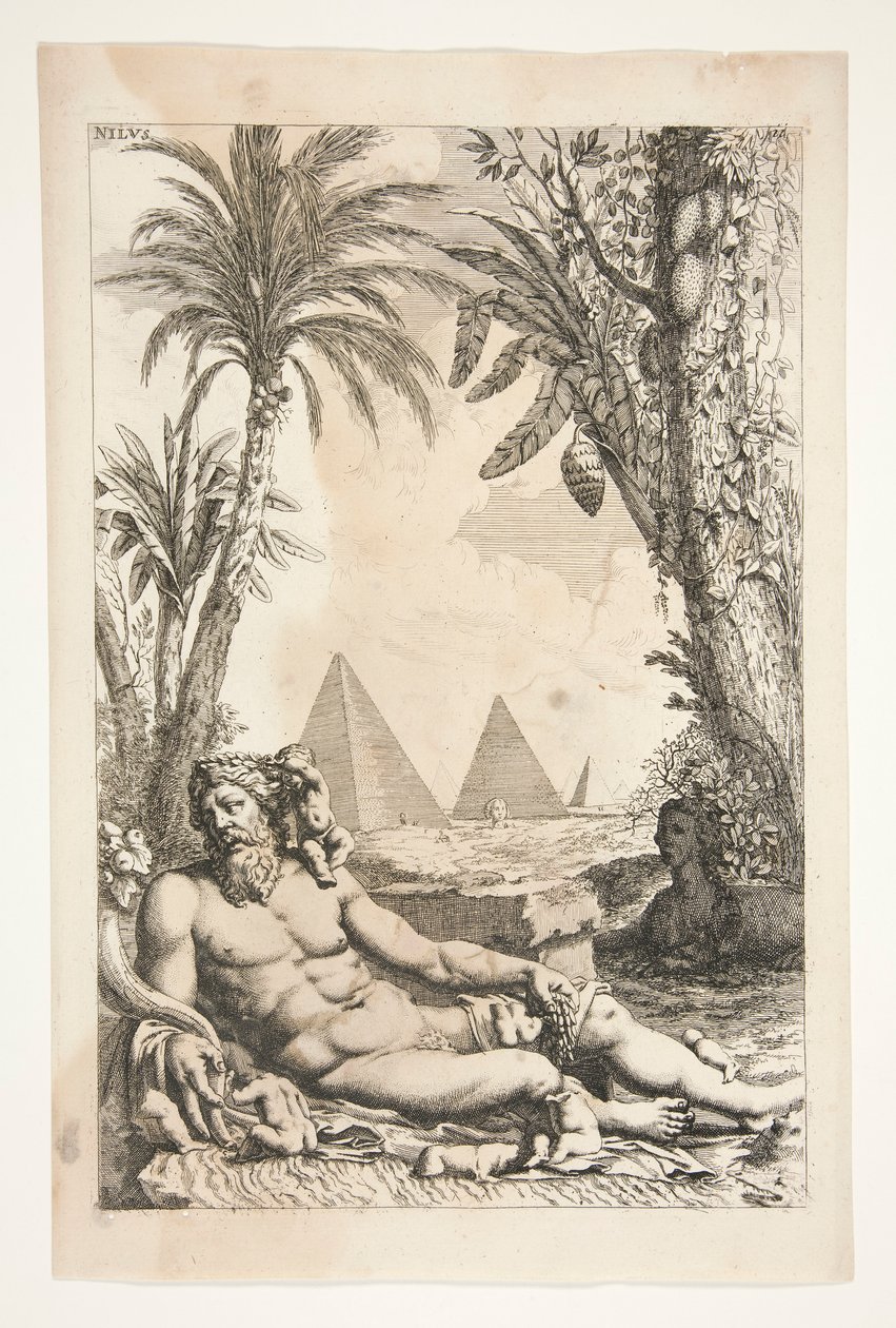 Nilen, fra Ancient Sculptures Admirata af Joachim von Sandrart