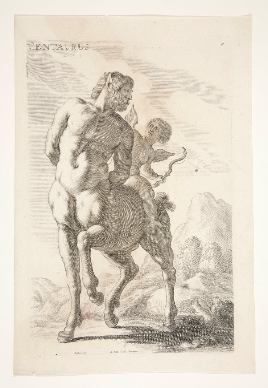 Borghese-kentauren af Joachim von Sandrart