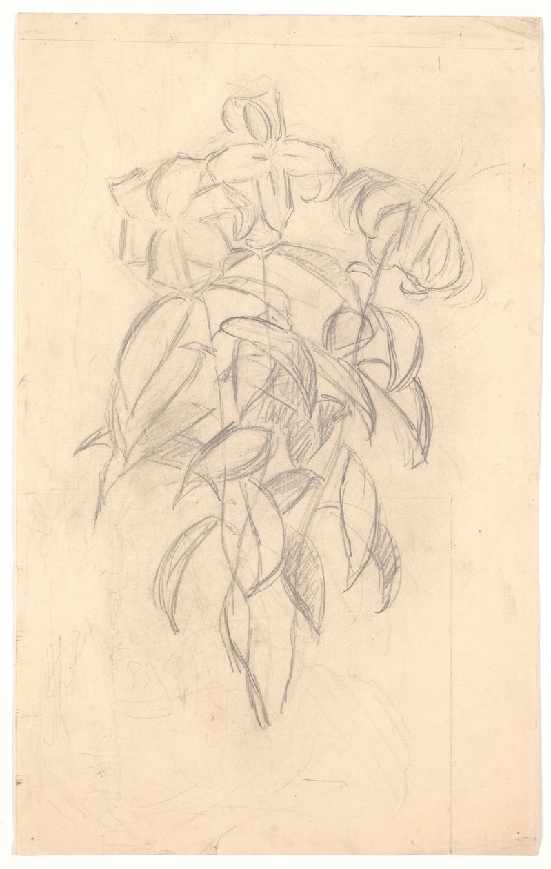 Blomsterstudie af Joakim Frederik Skovgaard