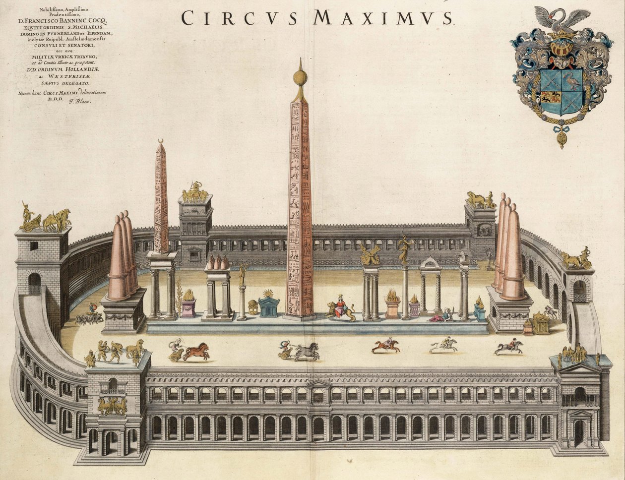 Cirkus Maximus af Joan Blaeu