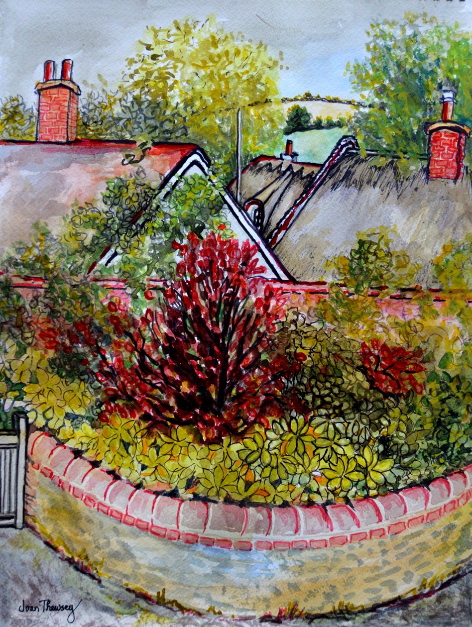 Across the Rooftops, fra Cynthias Studio, 2010, af Joan Thewsey