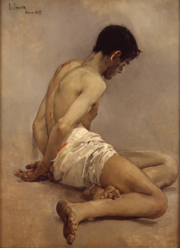 Akademisk undersøgelse fra livet af Joaquín Sorolla