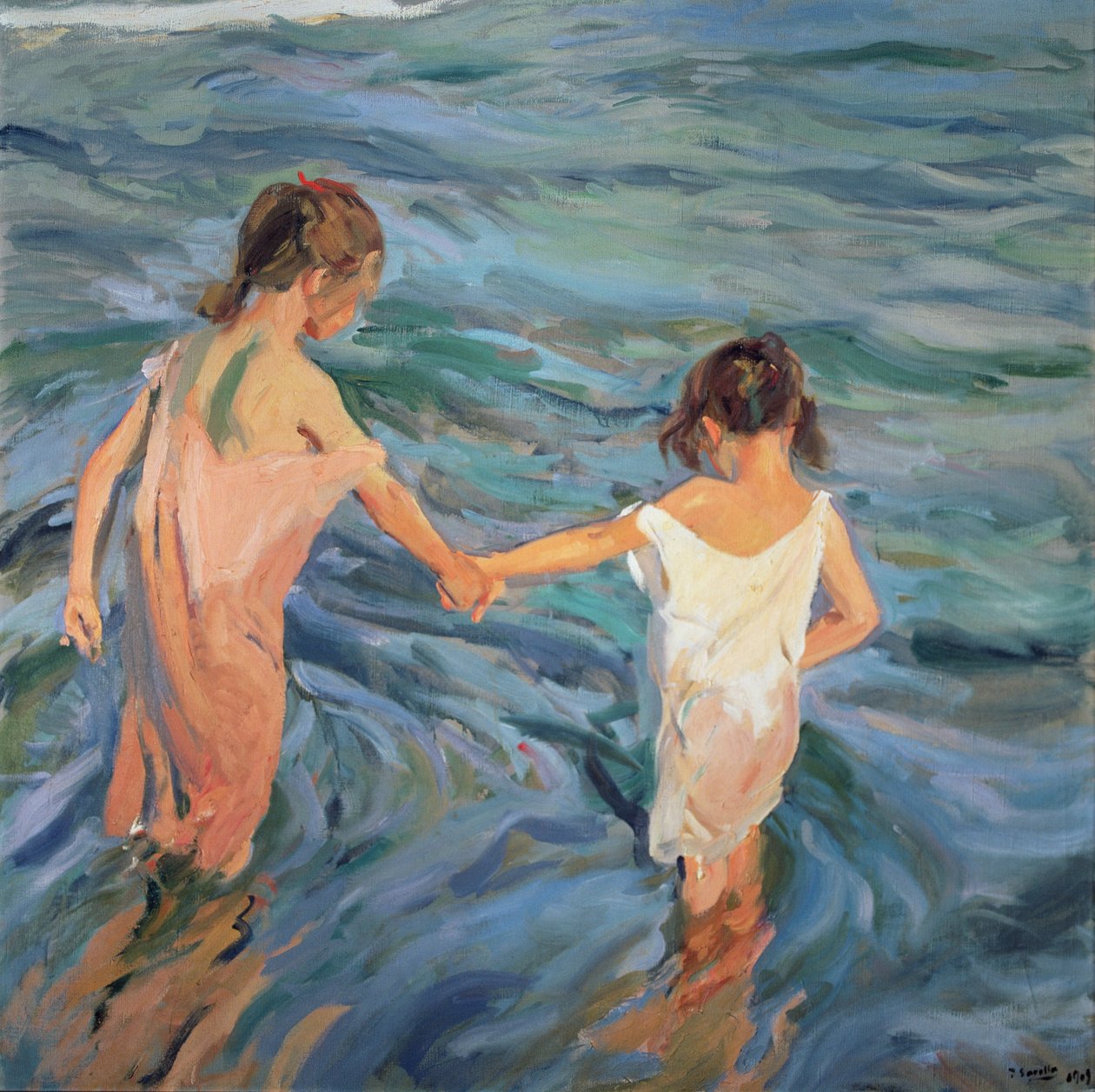 Børn i havet af Joaquin Sorolla y Bastida