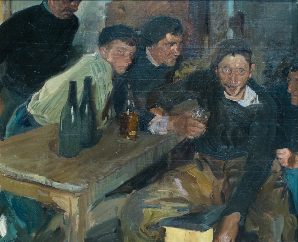 Den berusede, Zarauz af Joaquin Sorolla y Bastida