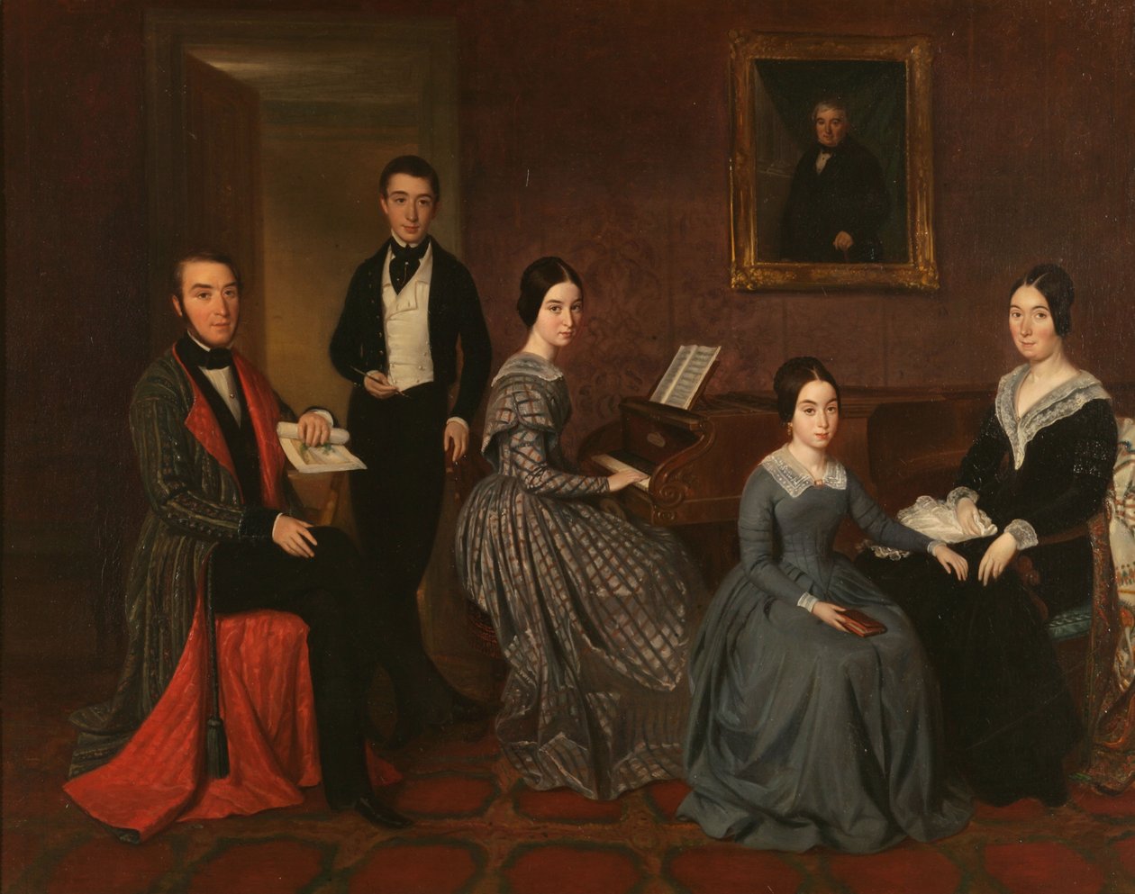 Familien til Jorge Flaquer af Joaquim Espalter