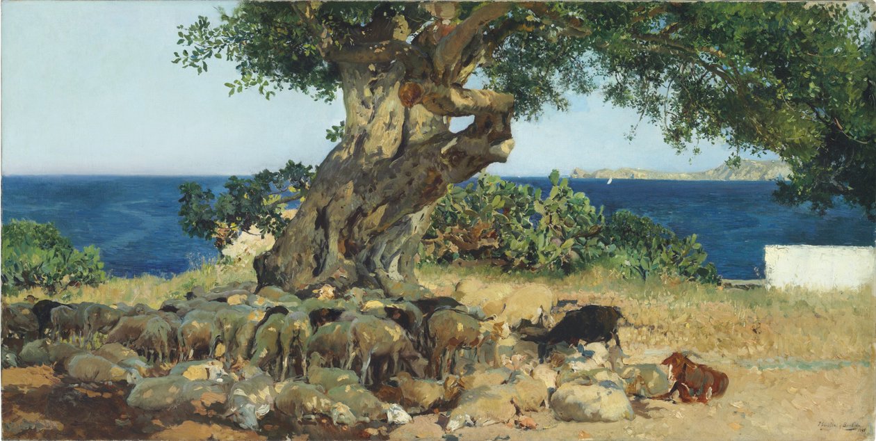 Johannesbrødtræ af Joaquín Sorolla