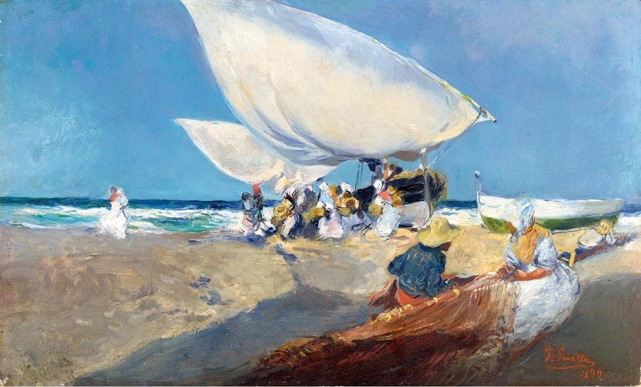 Rettelse af netværkene af Joaquín Sorolla