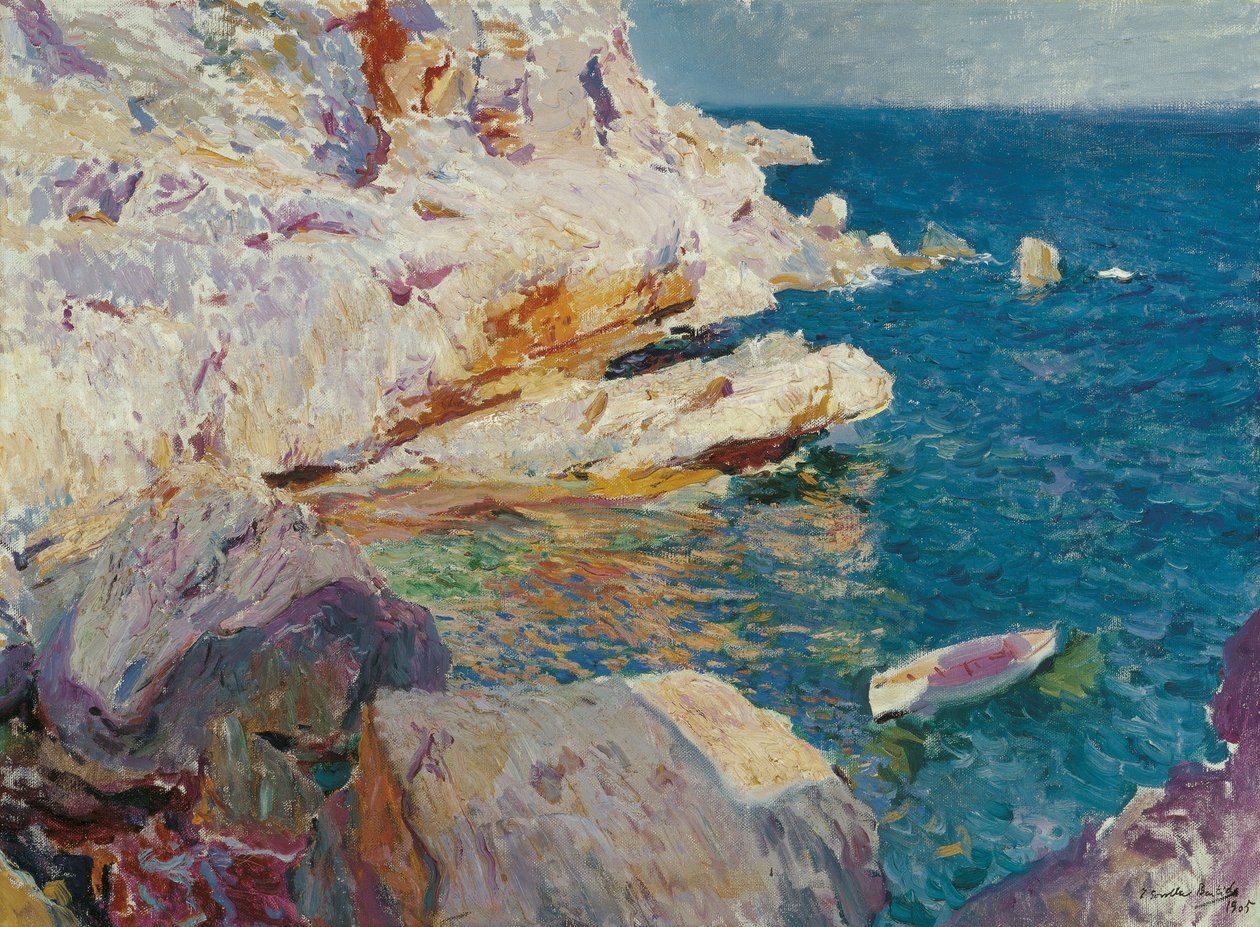 Rock ved Jávea af Joaquín Sorolla