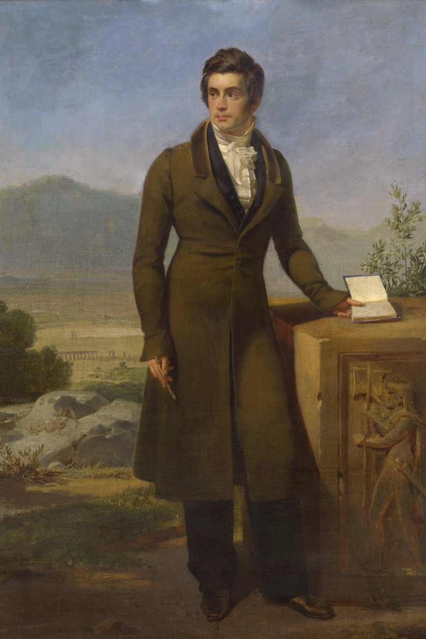 Selvportræt af Jodocus Sebastiaen van den Abeele
