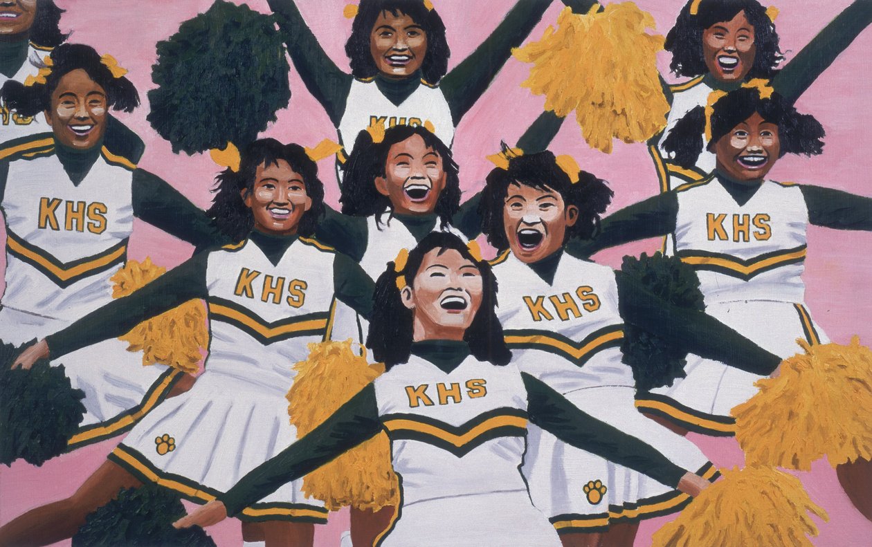 Kiamuki High School Cheerleaders, 2002 af Joe Heaps Nelson