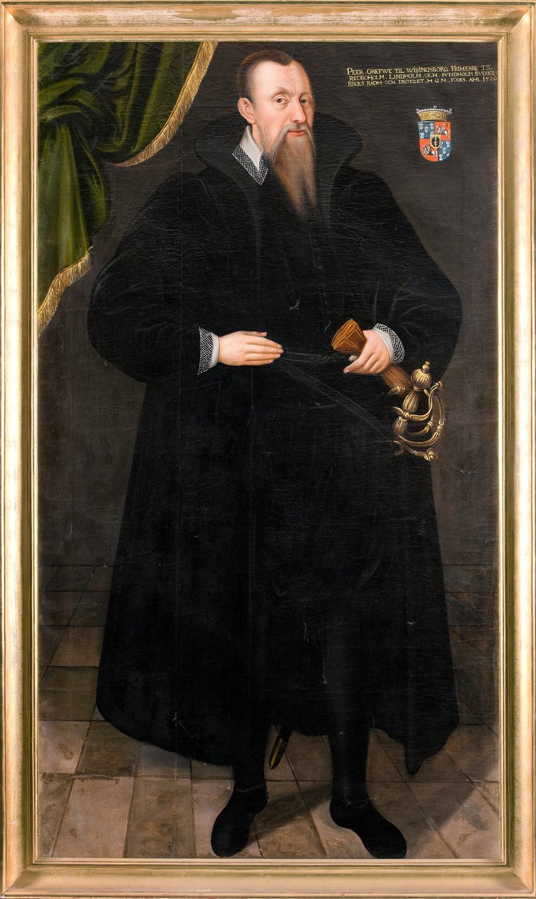 Per Brahe den ældre (1520 - 90) af Johan Baptista van Uther