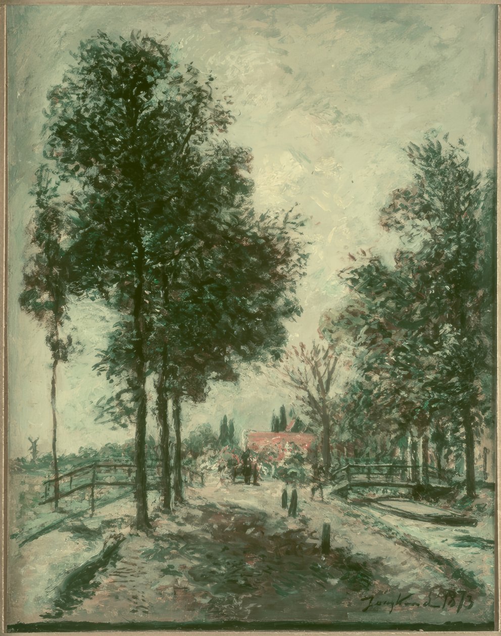 Efterårslandskab af Johan Barthold Jongkind