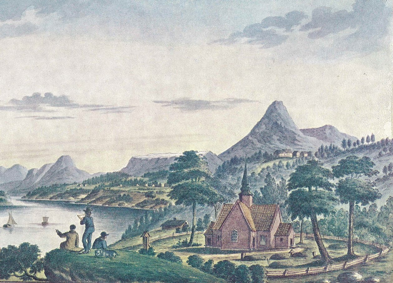 Vender udstående Stranda -sektion af Johan F. L. Dreier