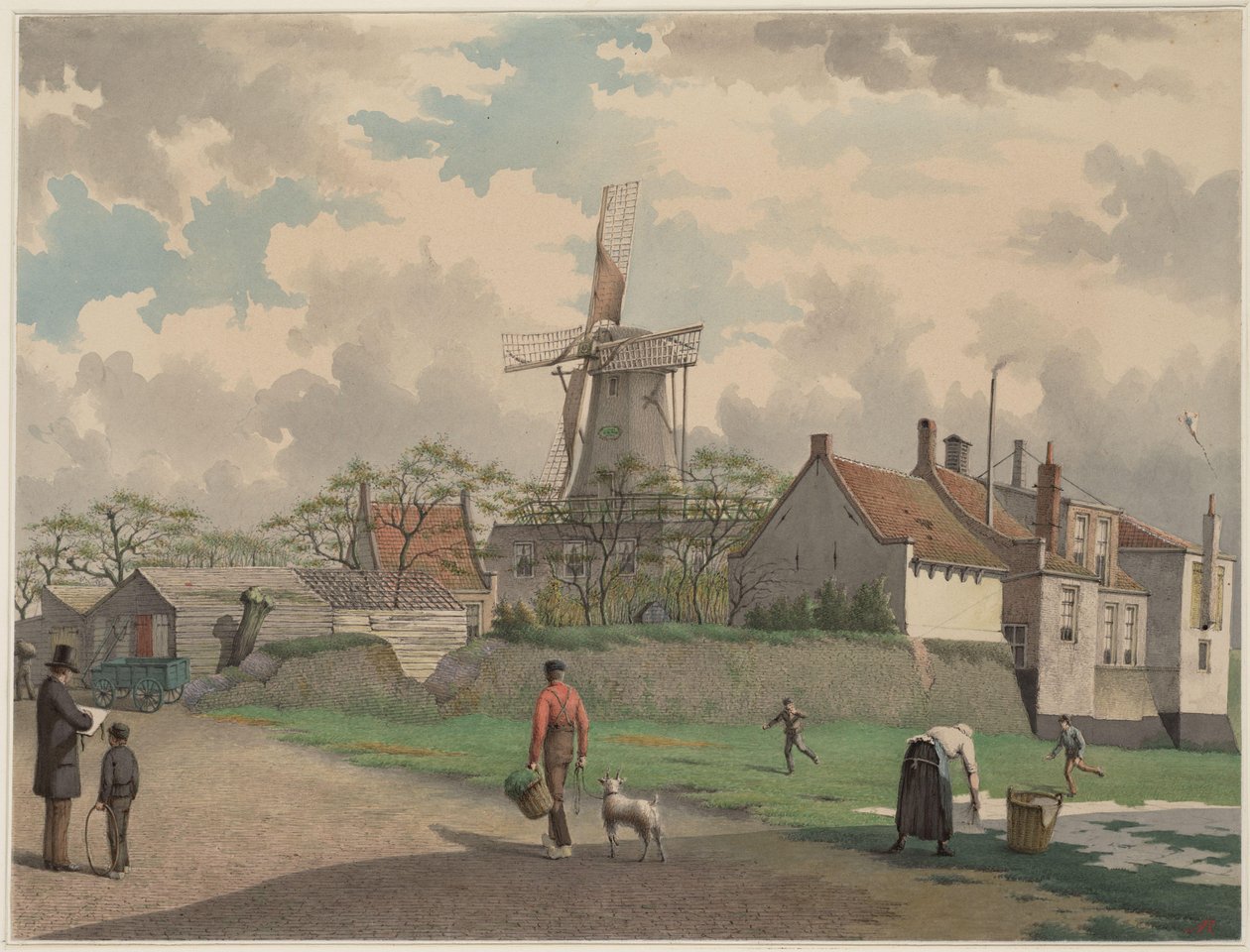 Tidligere kakaomølle The Good Expectation i Amsterdam af Johan Rieke