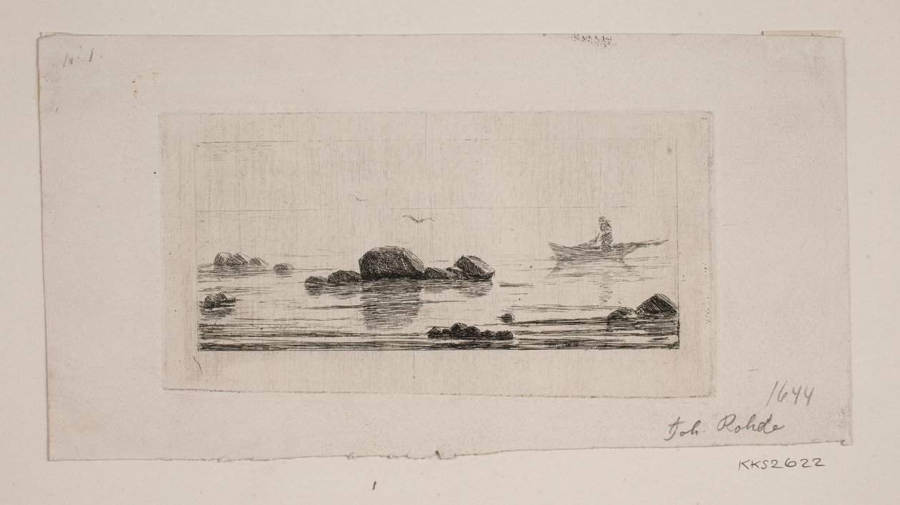 Strandparti af Johan Rohde