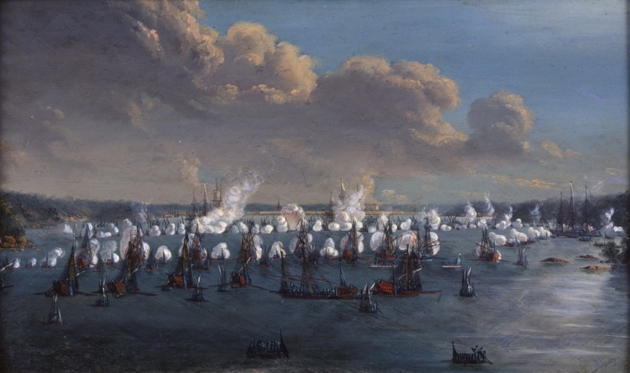 Slaget ved Fredrickshamn 15. maj 1790 af Johan Tietrich Schoultz