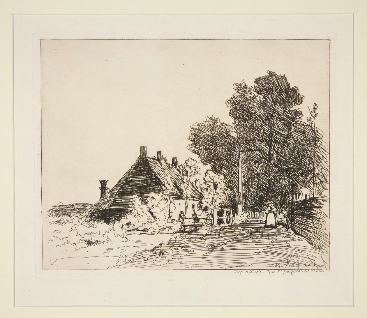 La Nourrice (sygeplejersken) af Johan Barthold Jongkind
