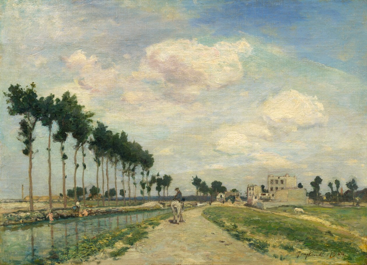 Trækstien, 1864. af Johan Barthold Jongkind