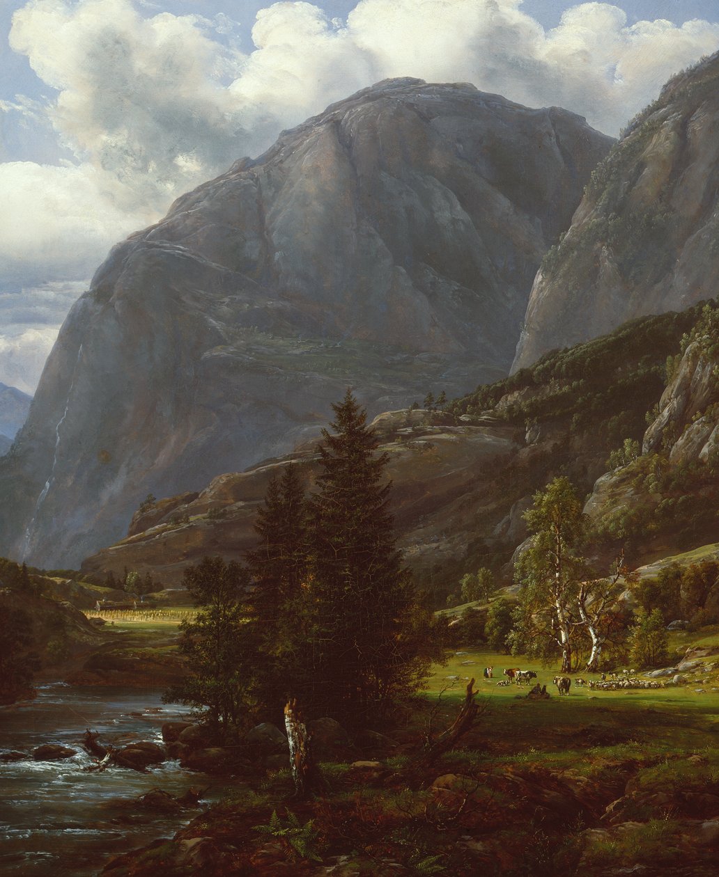 Fortun Valley af Johan Christian Dahl