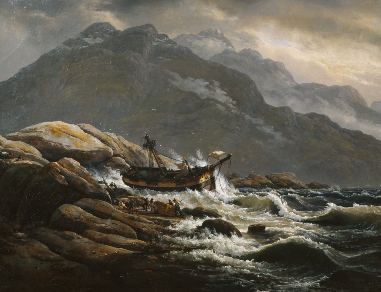 Forlis af Johan Christian Dahl