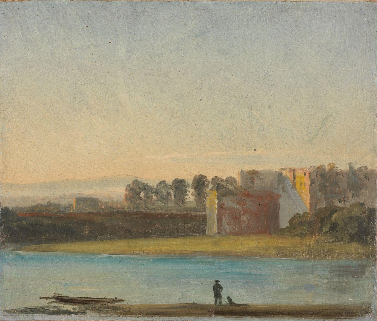 Udsigt over Elben af Johan Christian Dahl