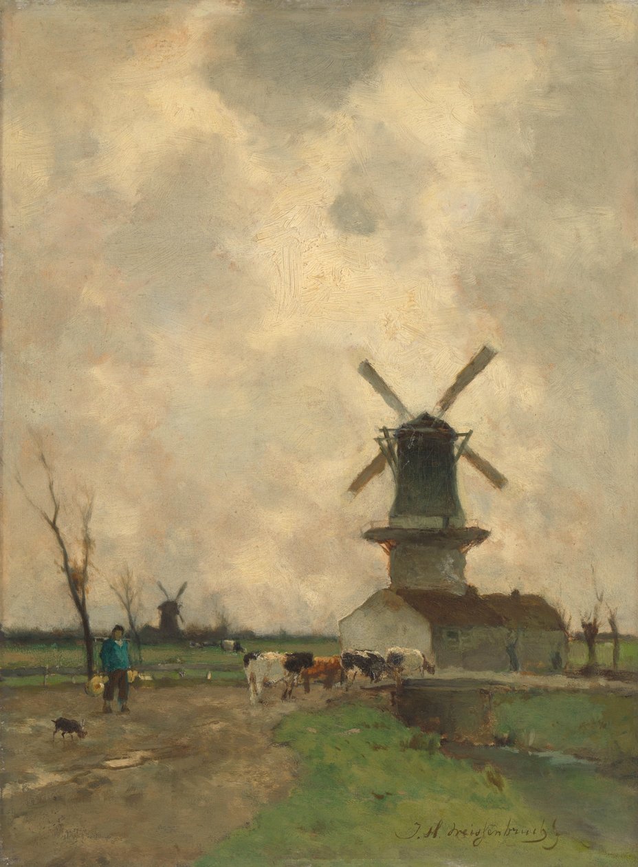 Møllen af Johan Hendrik Weissenbruch