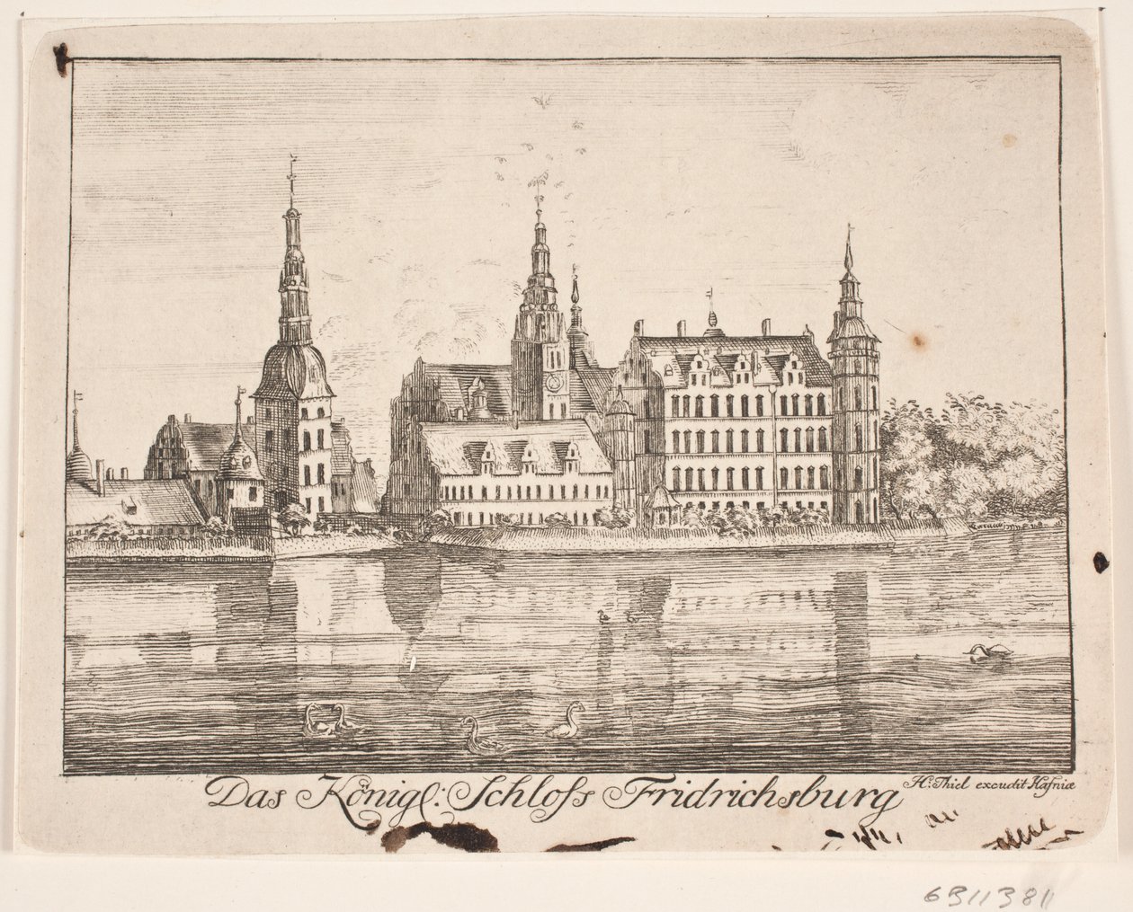 Frederiksborg Slot af Johan Herman Thiele