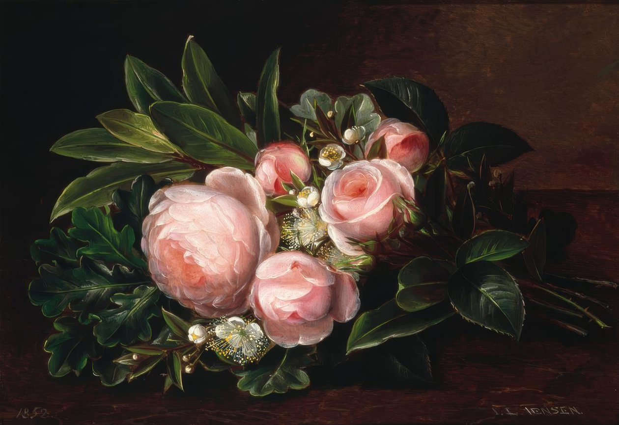J.L.Jensen, Rosenstillleben af Johan Laurentz Jensen