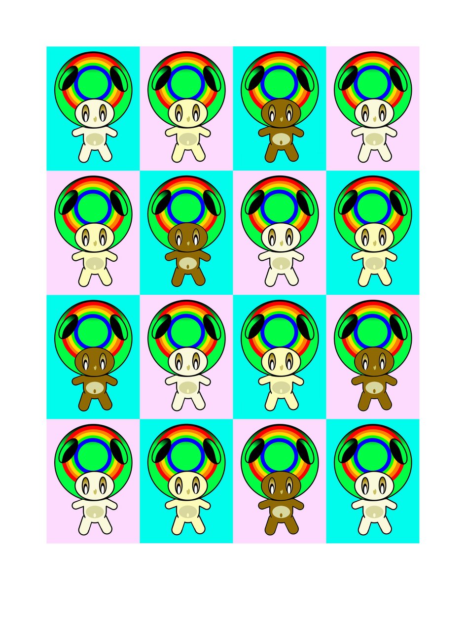 Regnbuebørn, 2014 (digital kunst) af Johan Lilja