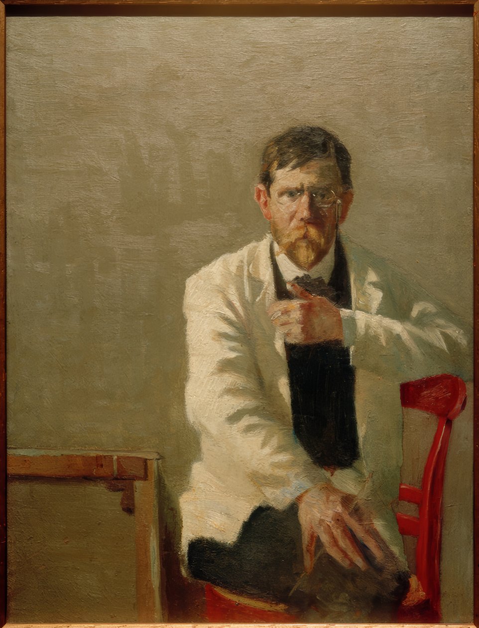 Selvportræt af Johan Rohde