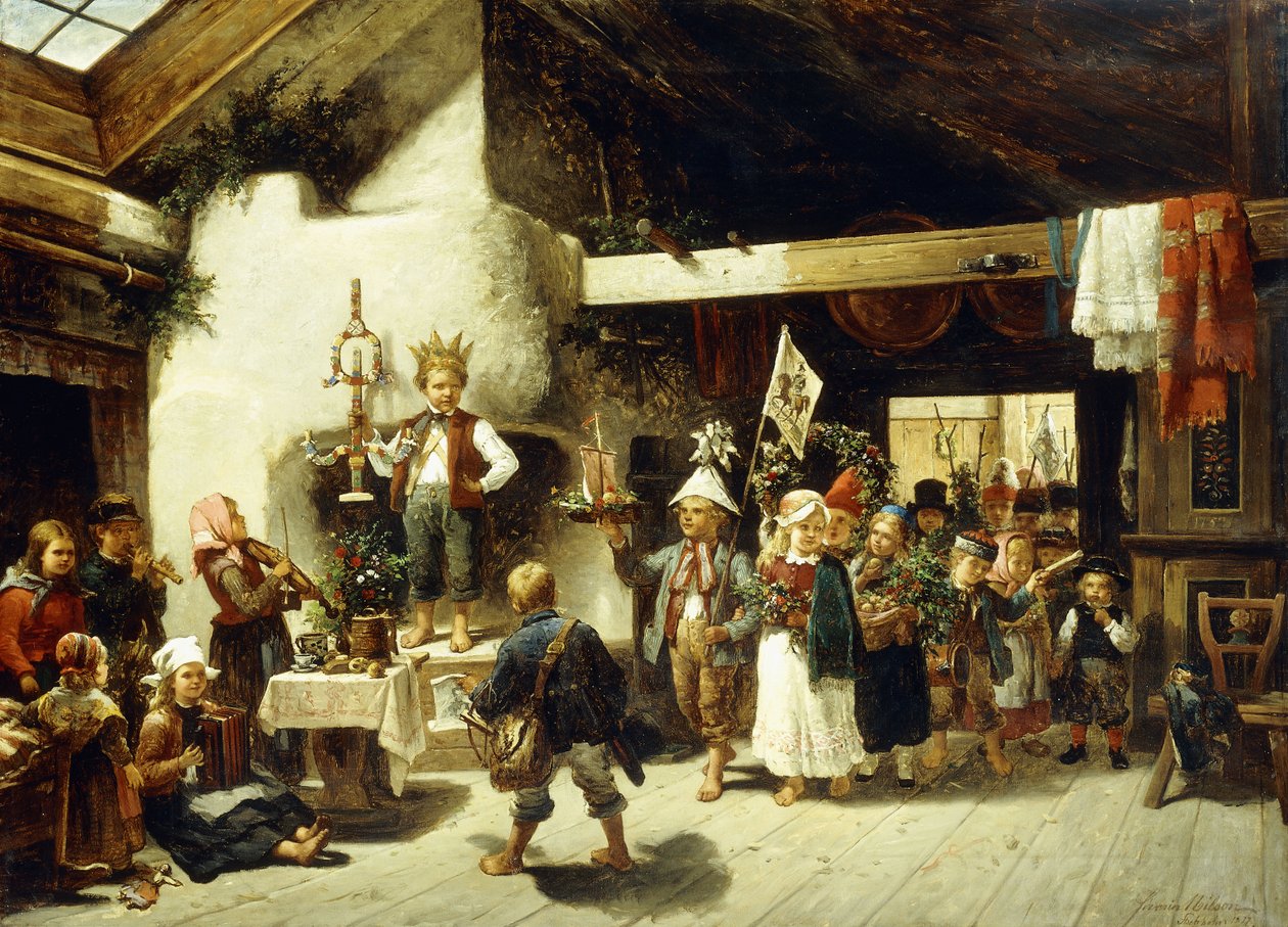 En særlig fest, 1877 af Johan Severin Nilson