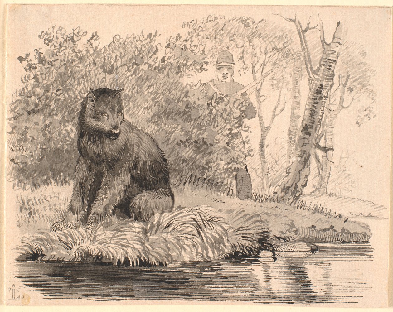 Bjørnen af Johan Thomas Lundbye