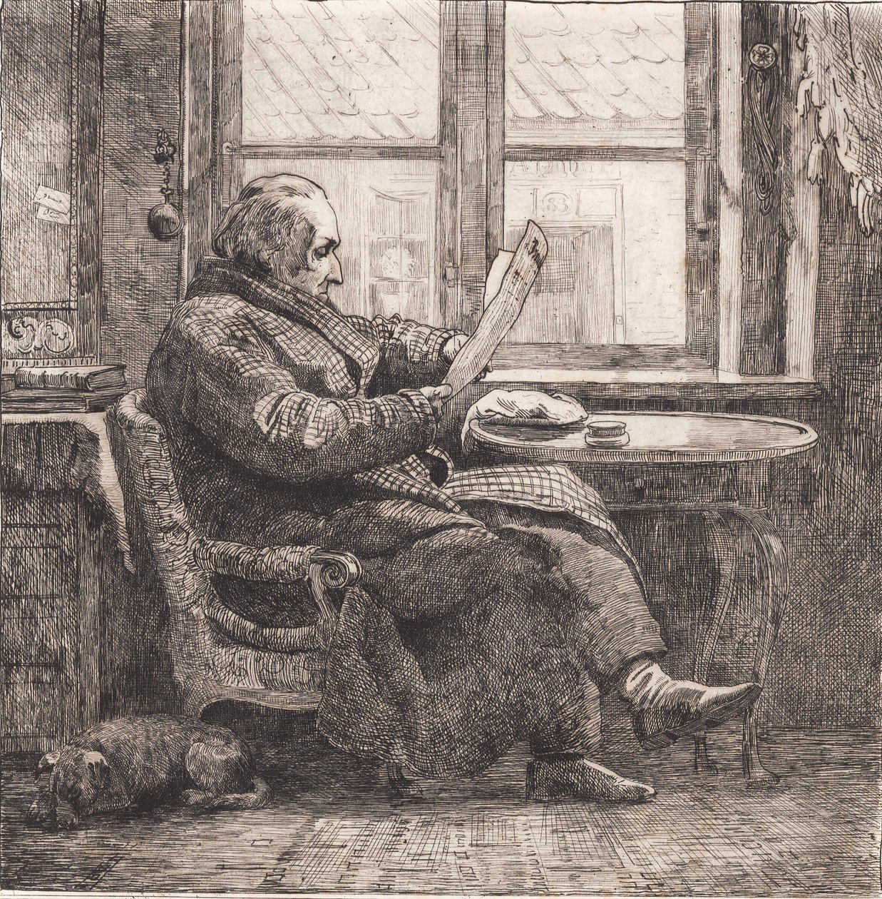Justitsråd Emanuel Bonnevie af Johan Thomas Lundbye