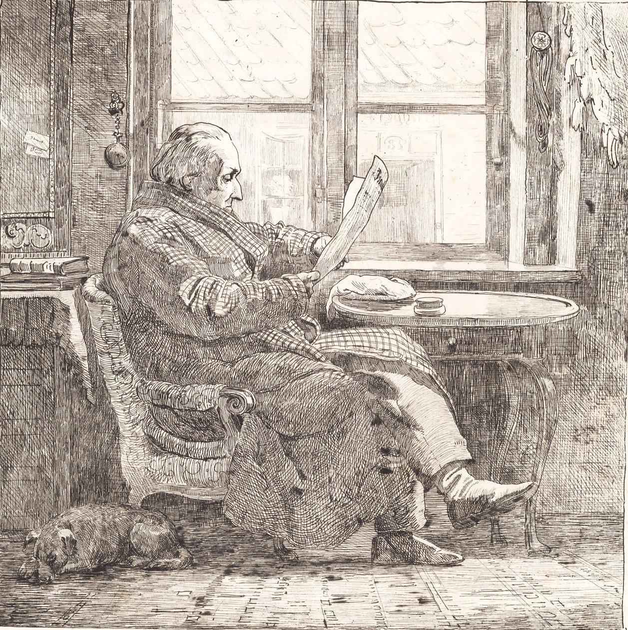 Justitsråd Emanuel Bonnevie af Johan Thomas Lundbye