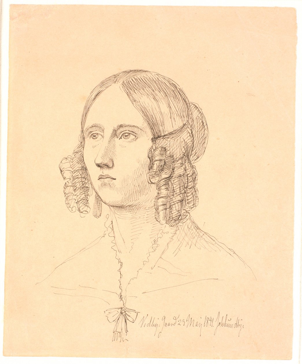 Louise Marie Neergaard af Johan Thomas Lundbye