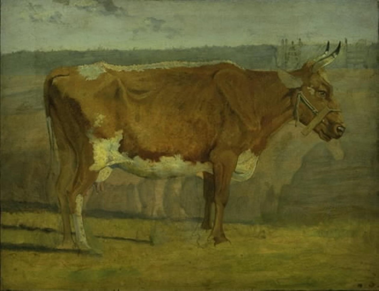 Studie af en ko af Johan Thomas Lundbye