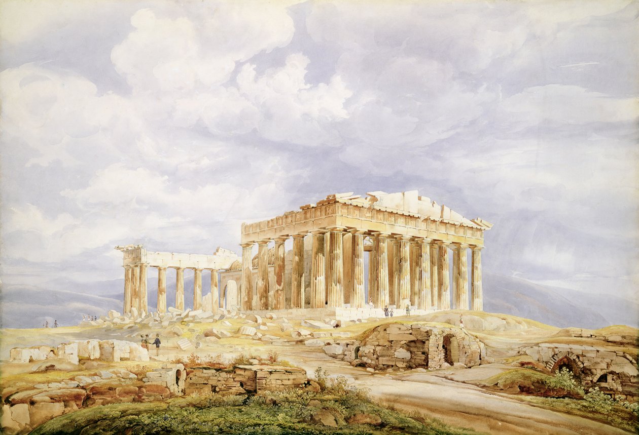 Parthenon, Athen af Johan Wolfensberger