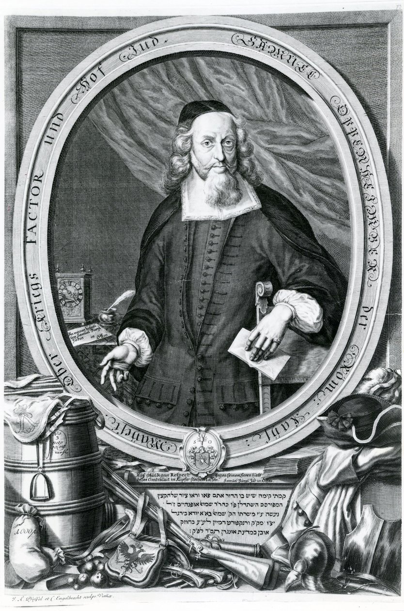Samuel Oppenheimer (1630-1703) af Johann Andreas Pfeffel