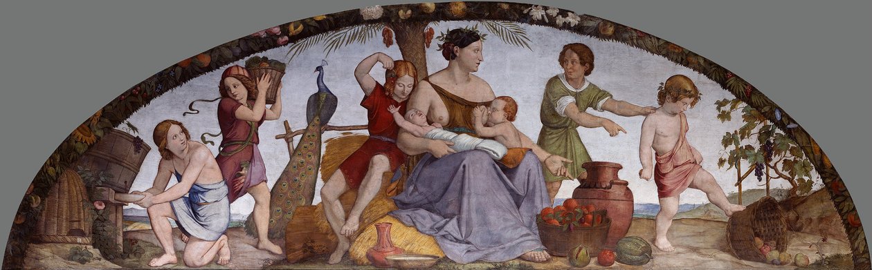 Joseph sælges af sine brødre (Casa Bartholdy i Rom) af Friedrich Overbeck