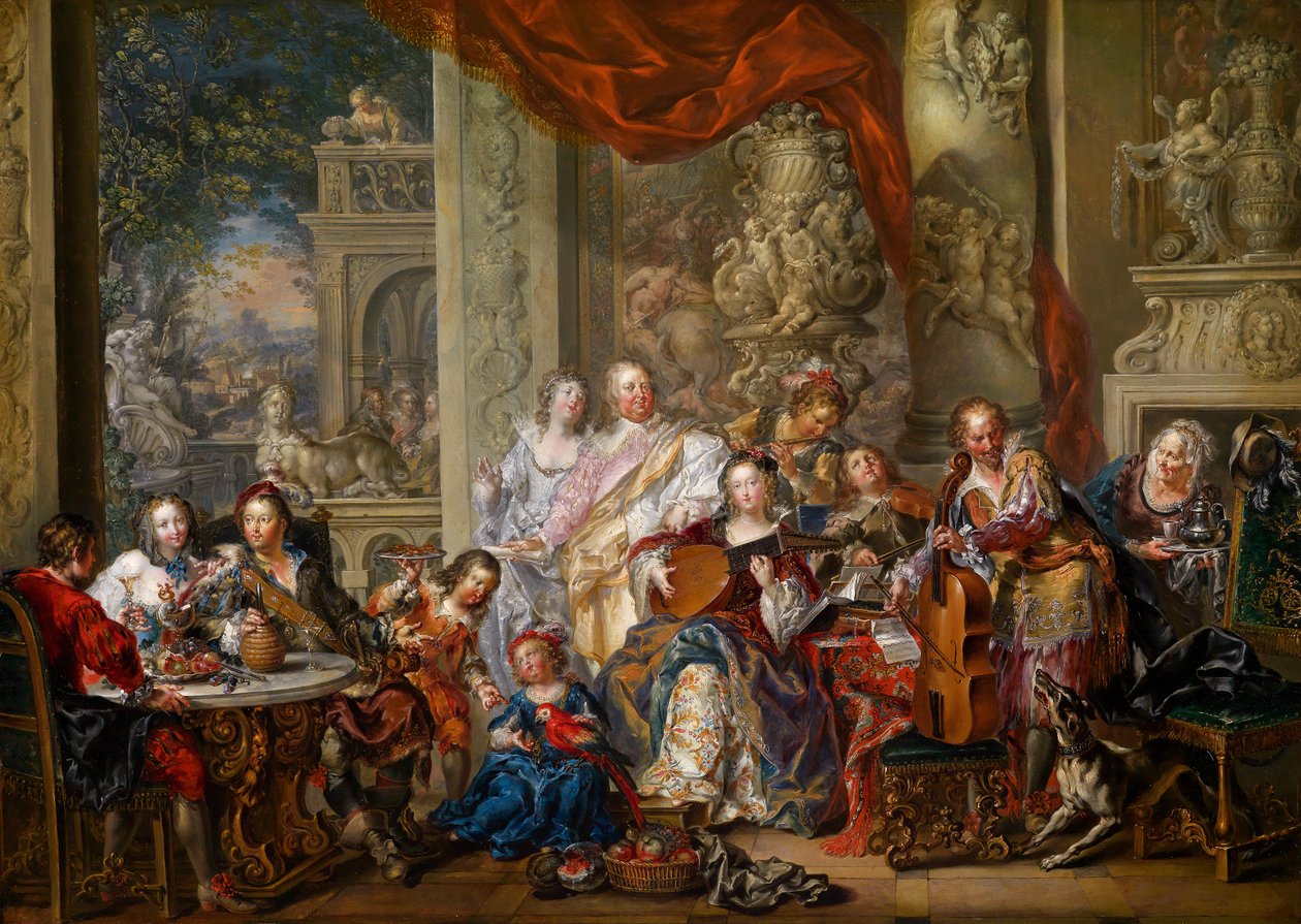 Koncert i slottet af Johann Georg Platzer