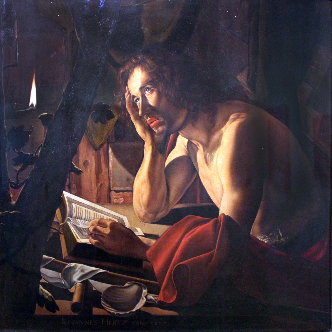 Selvportræt som Johannes Døberen af Johann Herz