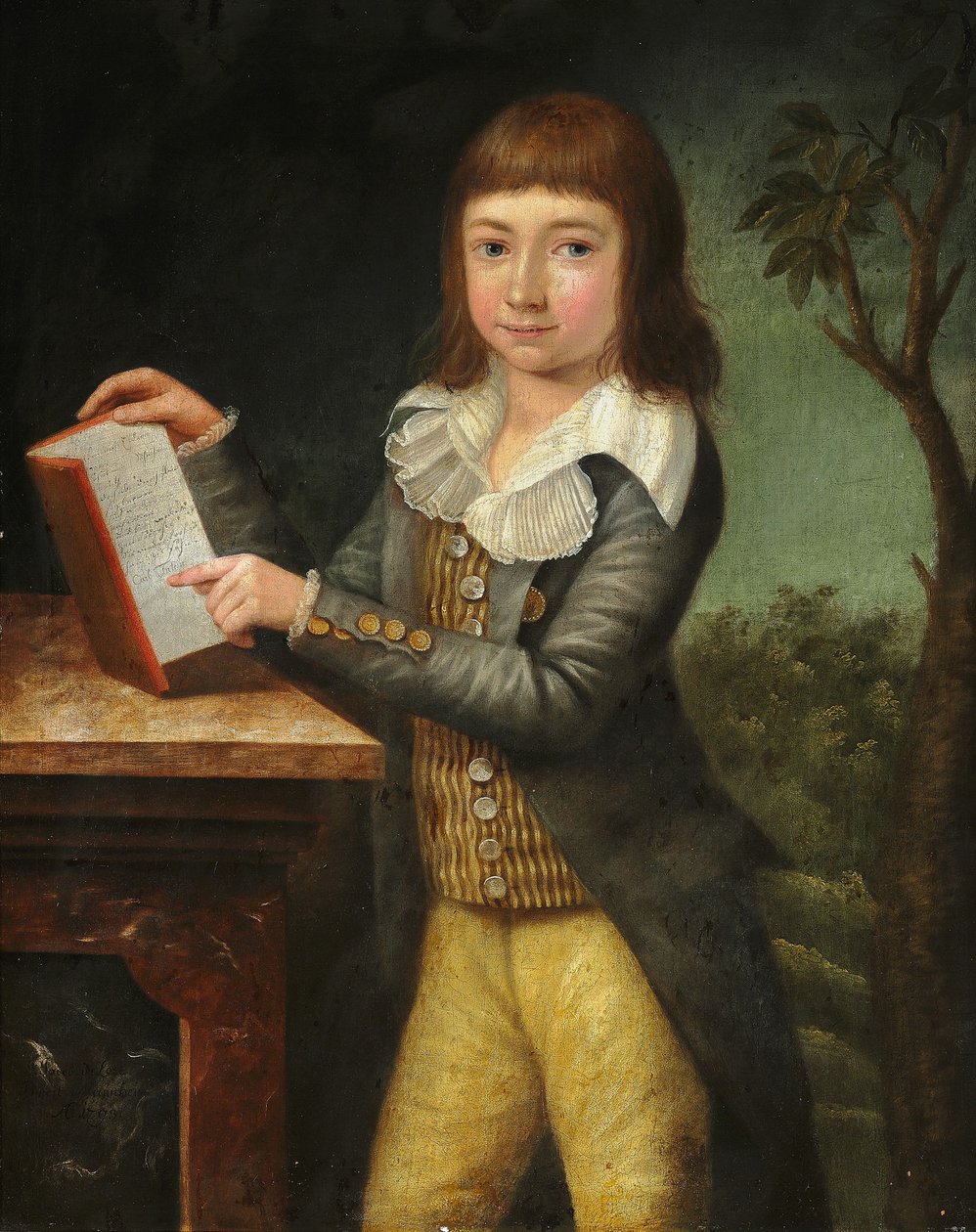 Portræt af Carl Diderich Tutein af Johann Jacob de Lose