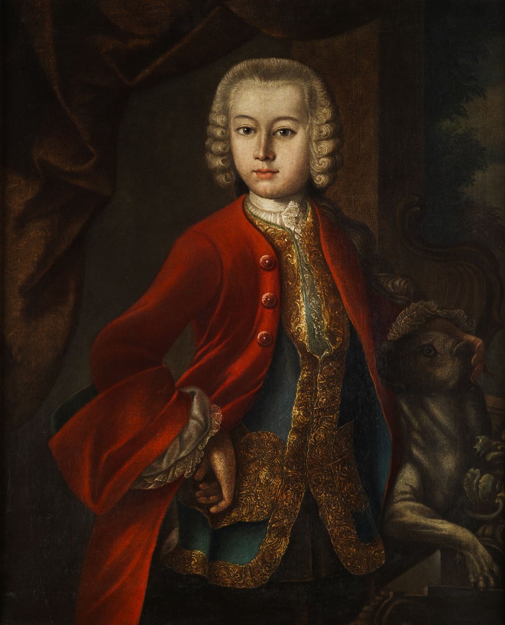 Hof Portræt af en dreng af Johann Michael Franz
