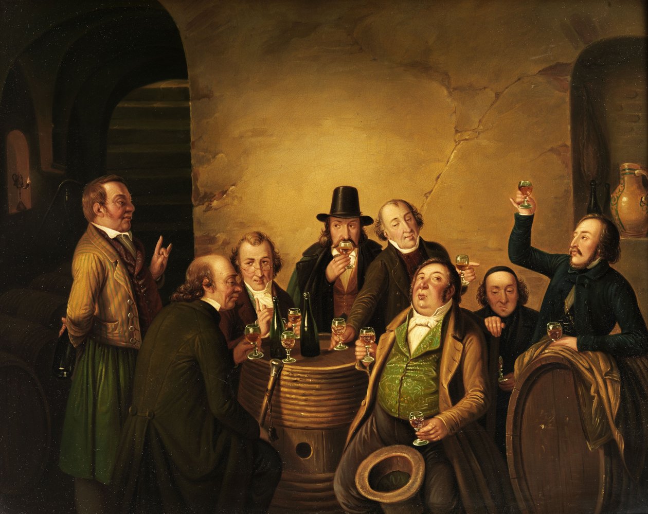 Vinsmagningen af Johann Peter Hasenclever