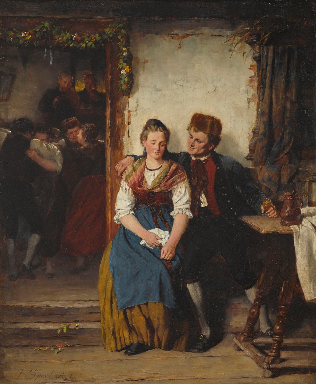 Dansepause af Johann Sperl