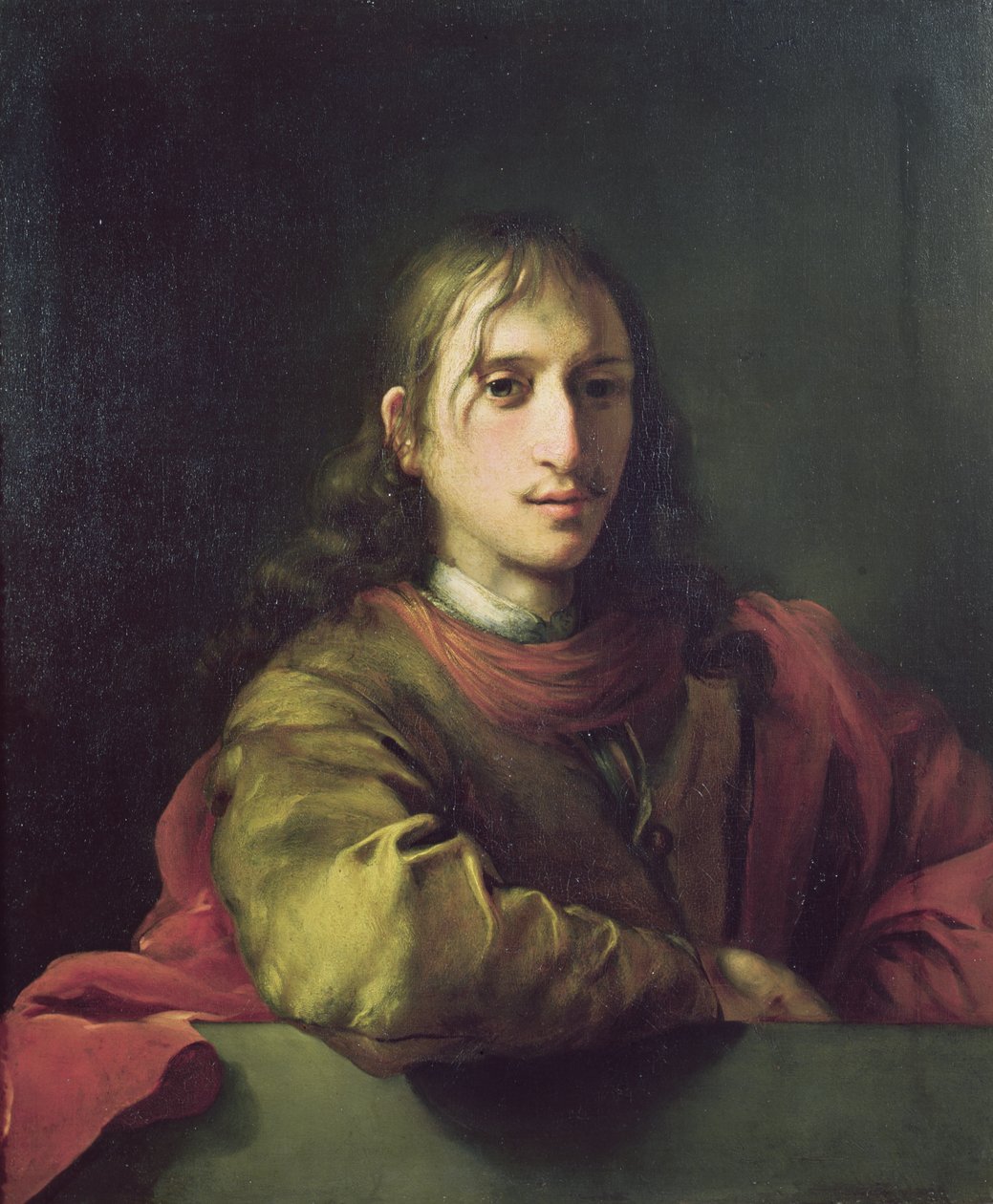 Portræt af en ung mand af Johann Ulrich Mayr